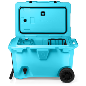 BrüTank 55-Quart Rolling Cooler | Electric Blue