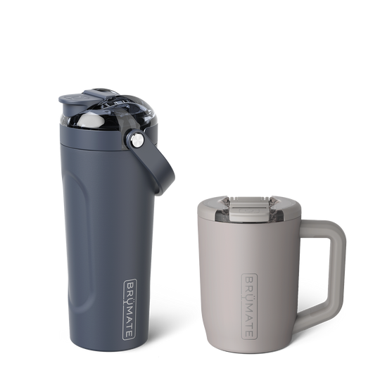 Hydrate + Caffeinate Bundle | Mocha & Nightfall Blue | 15oz/25oz