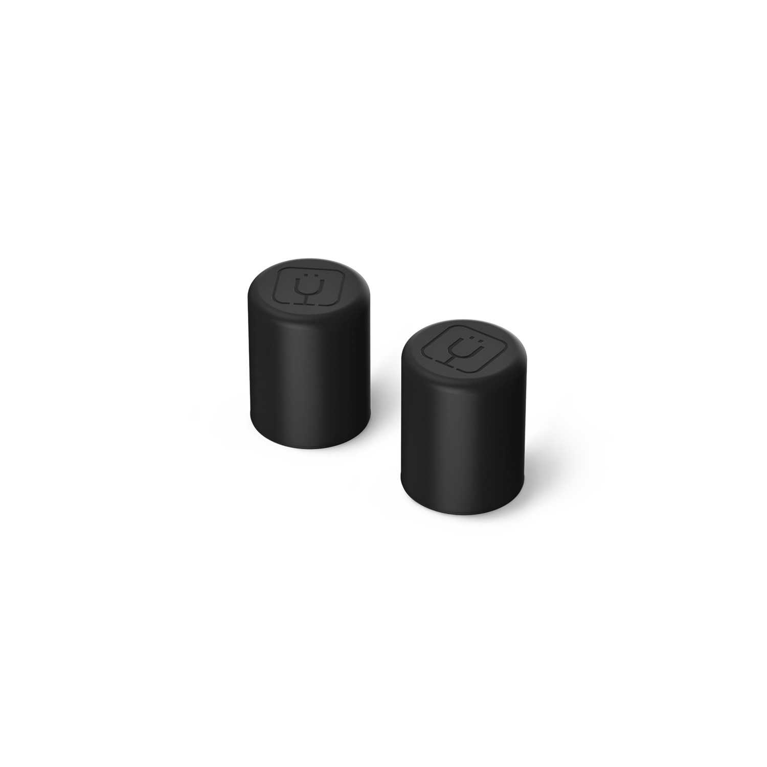 Magnetic Straw Cover | Black | 2-Pack