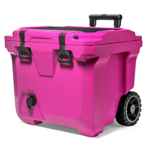 BrüTank 35-Quart Rolling Cooler | Vivid Magenta