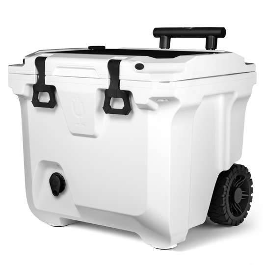 BrüTank 35-Quart Rolling Cooler | Ice White