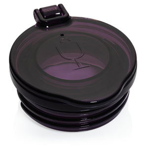 Champagne Flute Replacement Lids | (Clear, Purple & Black)