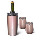 Bottle Chiller Bundle | Glitter Rose Gold | 49/14oz thumbnail image 1 