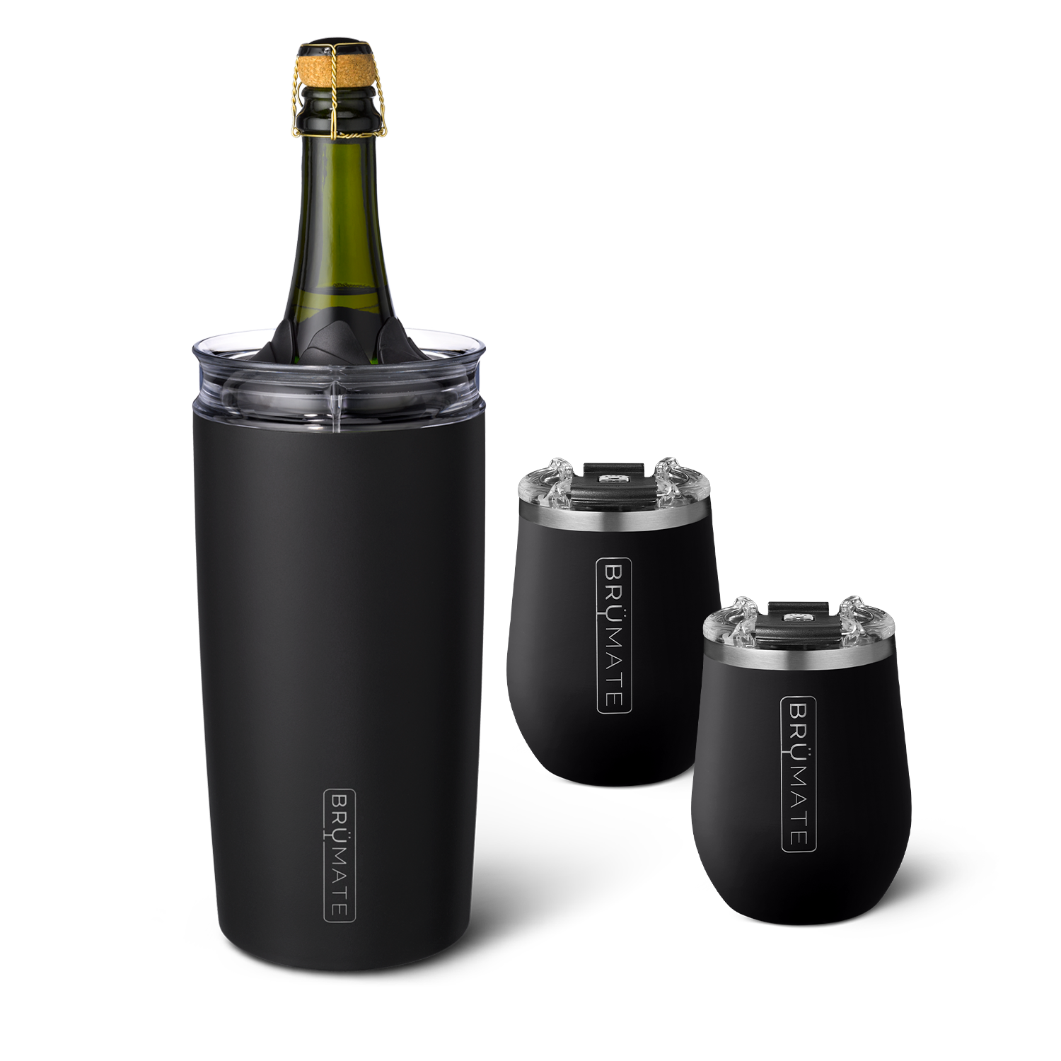 Bottle Chiller Bundle | Matte Black | 49/14oz